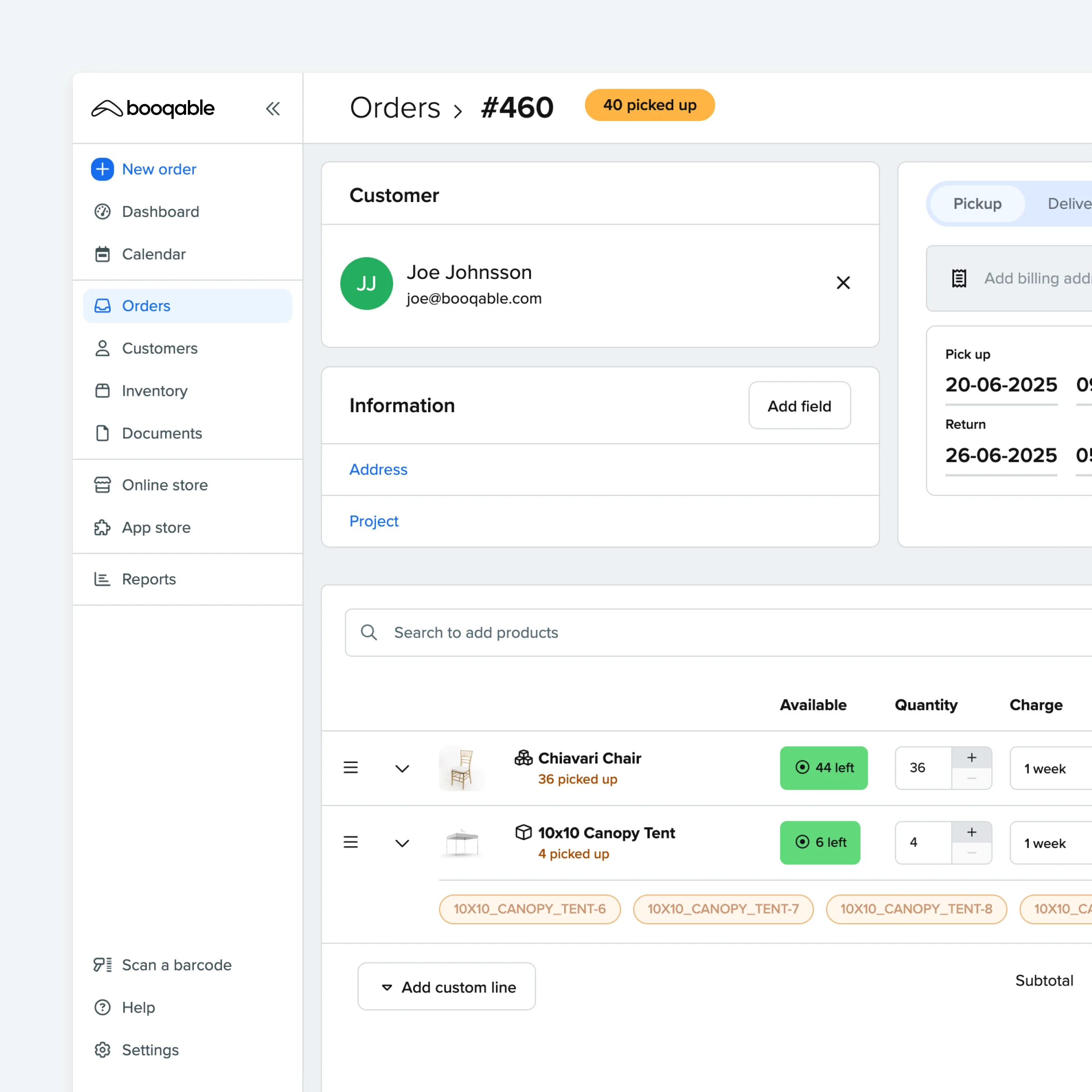 Booqable Rental Software