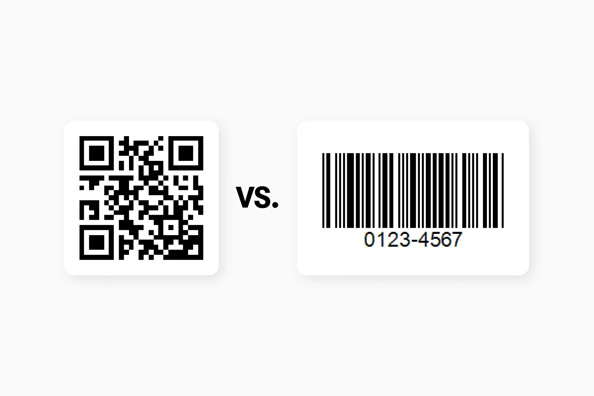 QR codes vs barcodes: Which should you use for equipment?