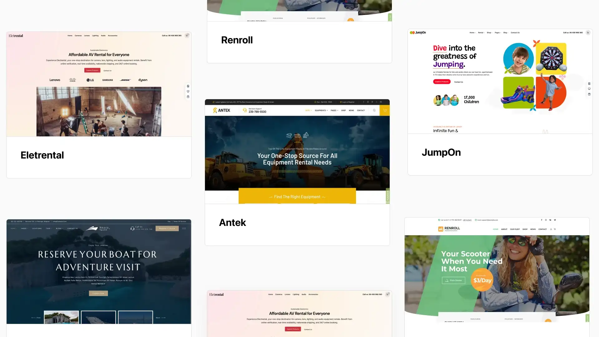 As nossas colheitas: Os Melhores Temas WordPress para Websites de Aluguer