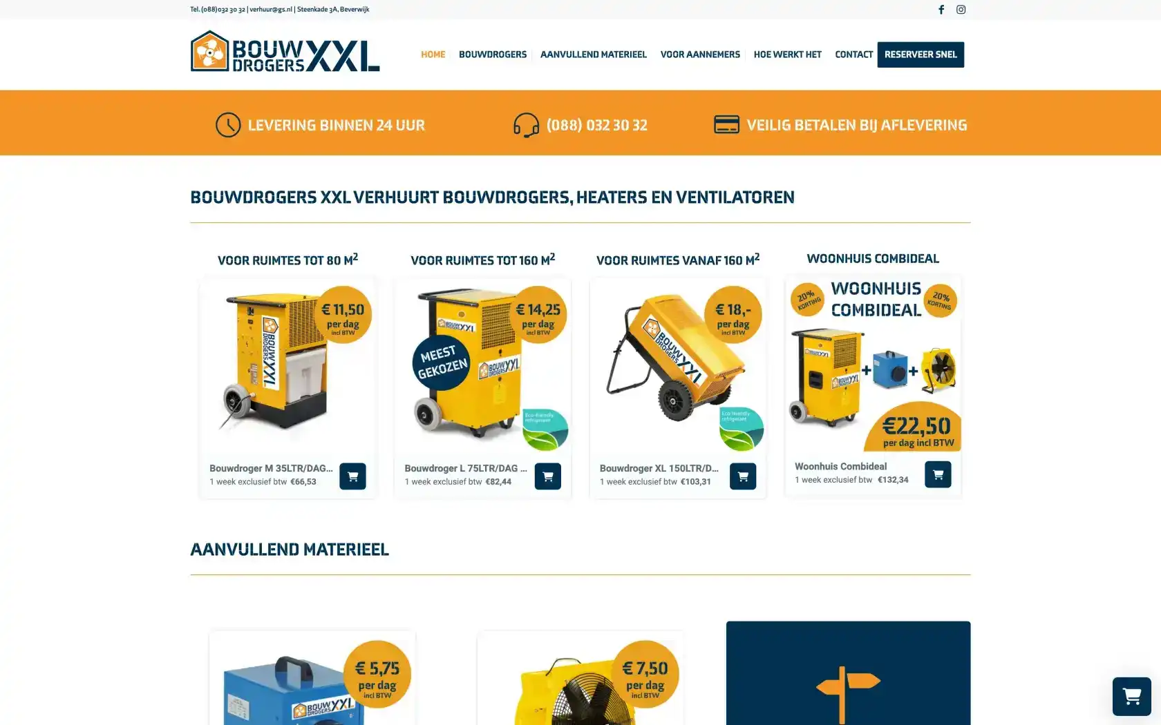 Bouwdrogers XXL