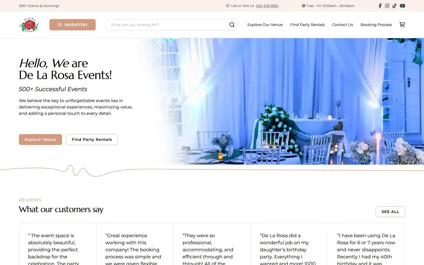 De La Rosa Events