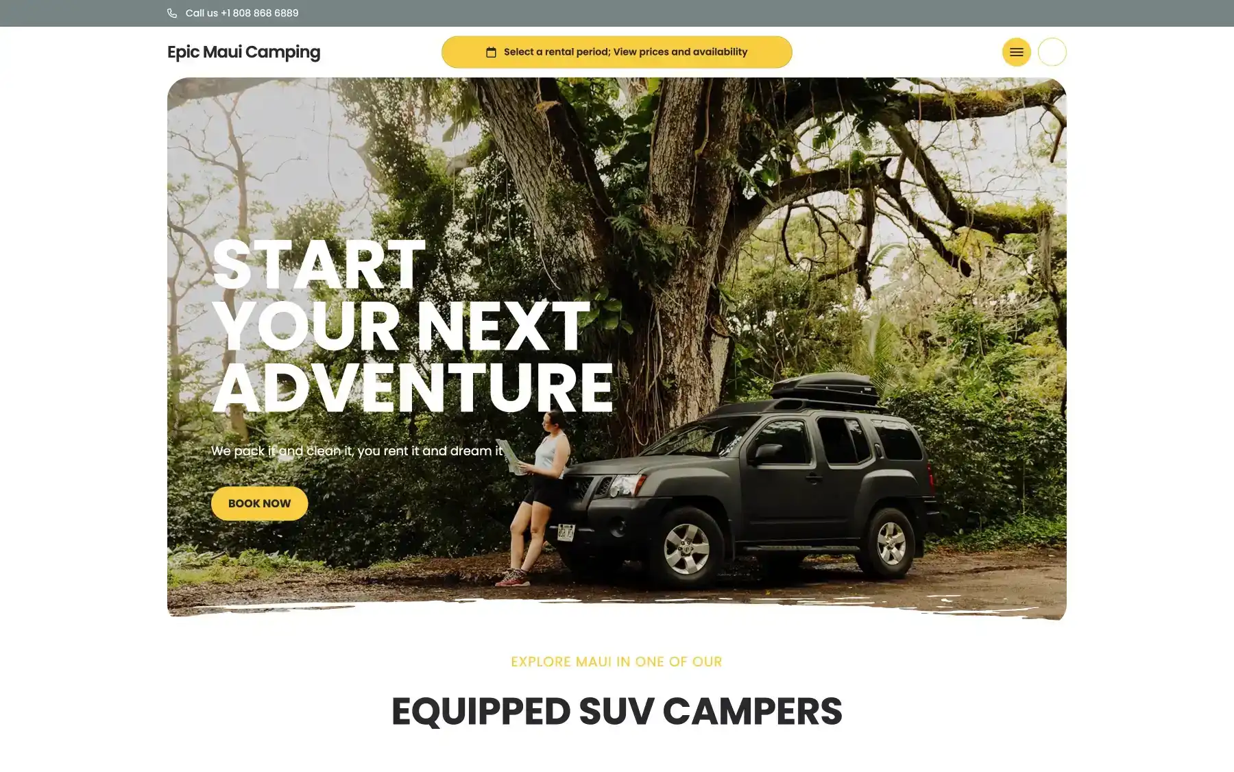 Epic Maui Camping
