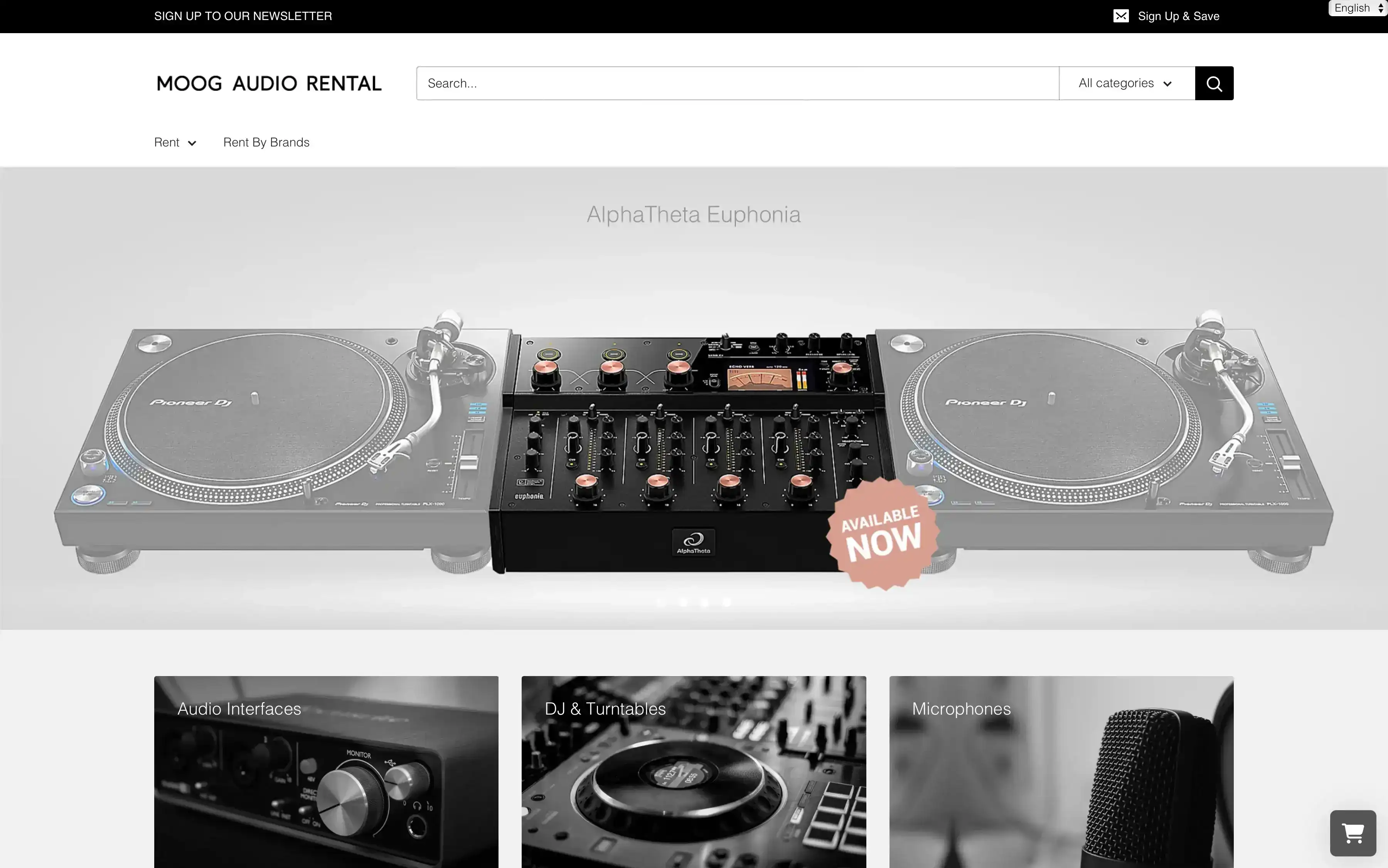 Moog Audio Rental