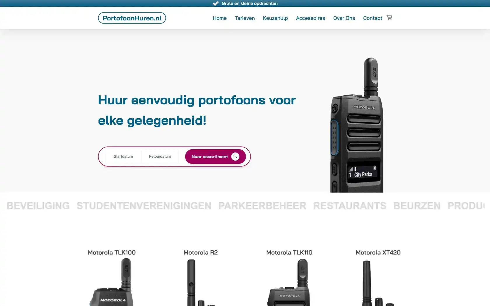 Portofoon Huren