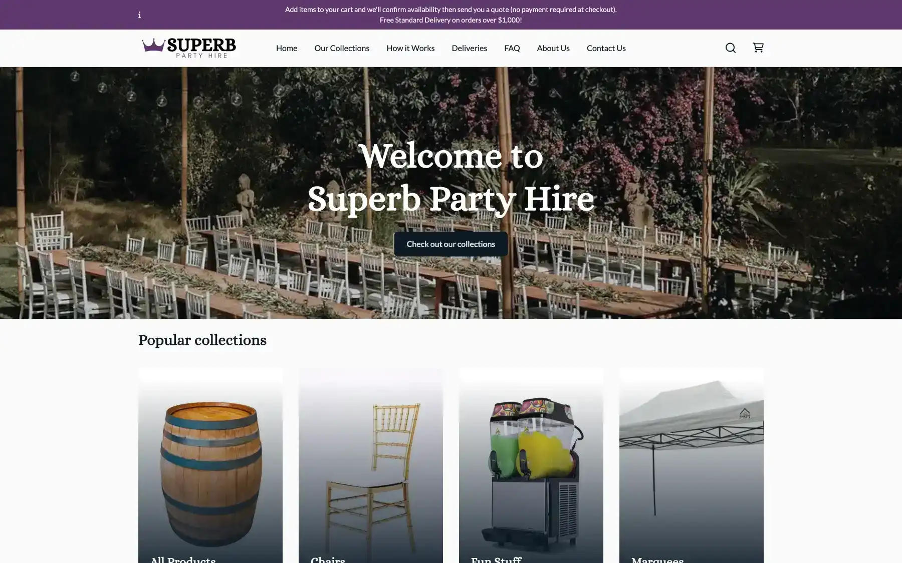 Superb Party Hire