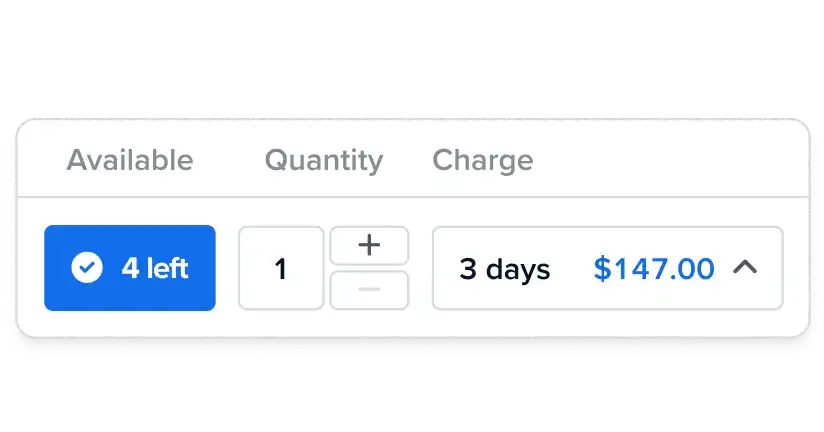 Planifiez rapidement avec une disponibilité et des prix intelligents