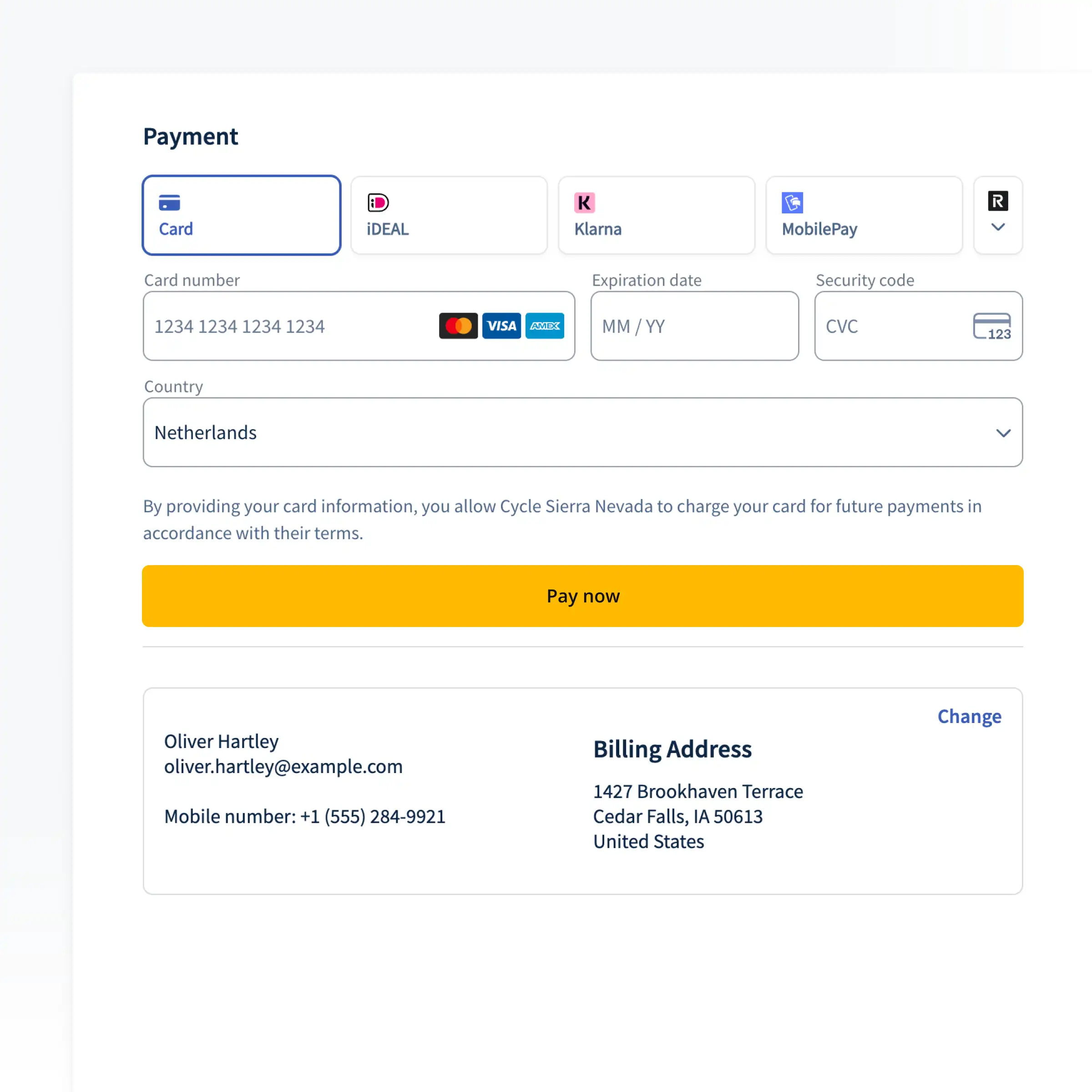 Booqable checkout on a Lovable rental website