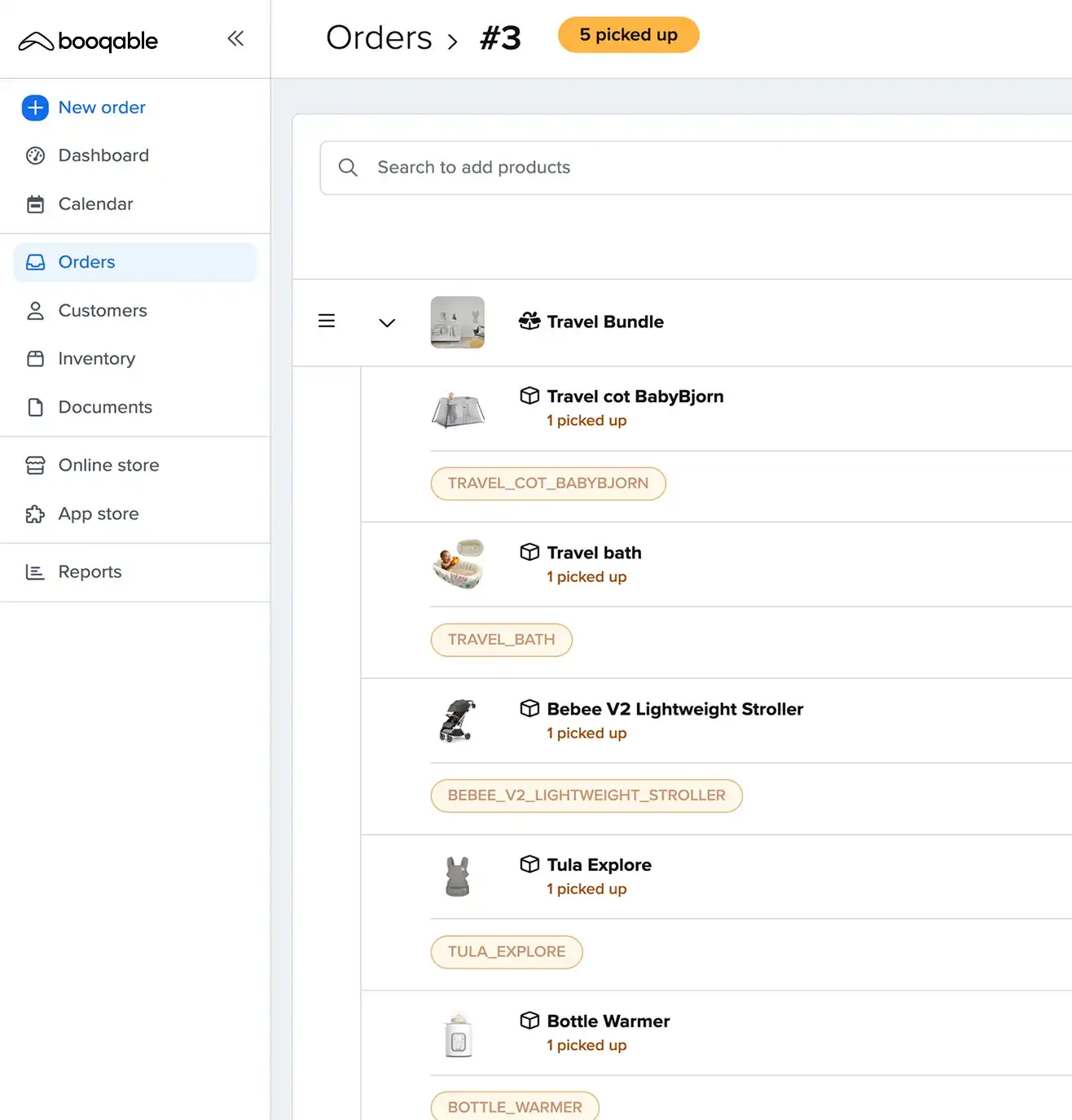 Curated product bundles