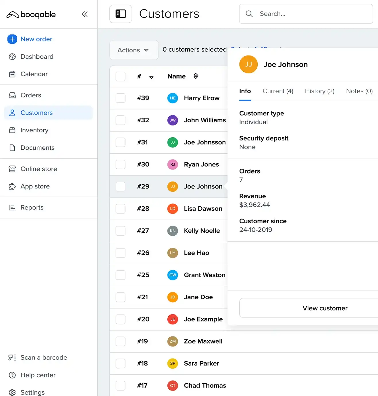 Gestion des commandes et des clients