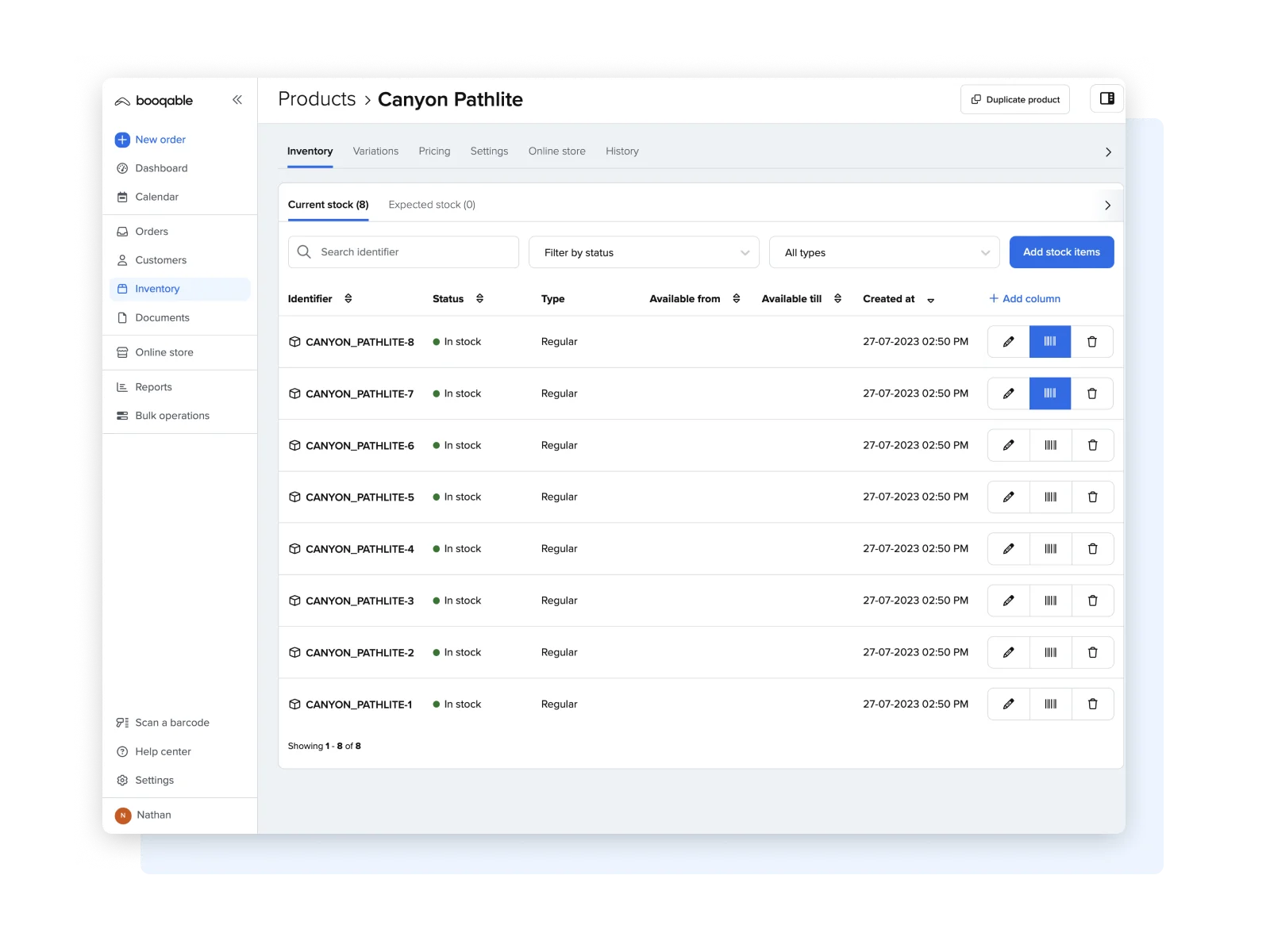 Booking system checkout and payments
