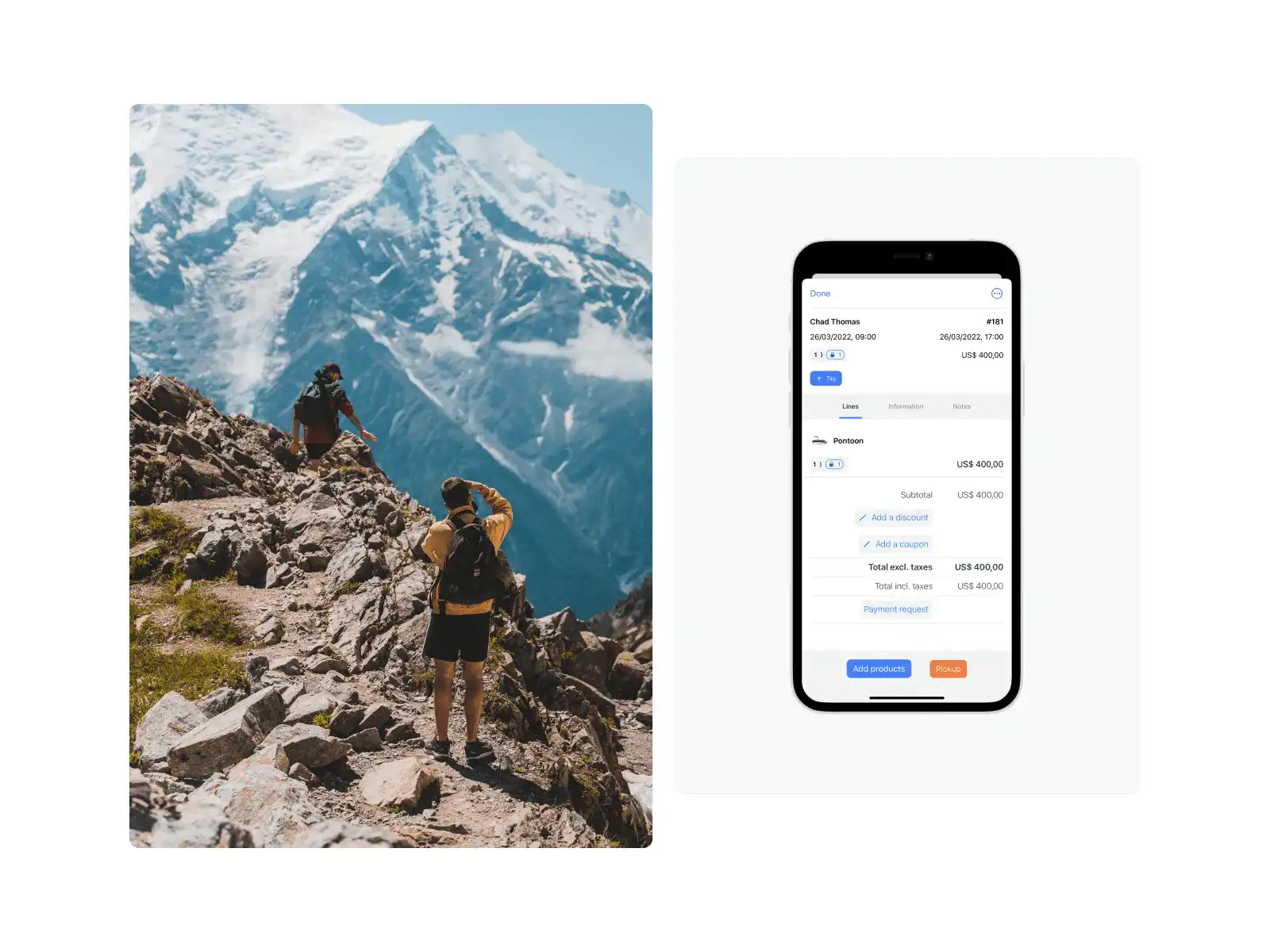 Boat rental software mobile app