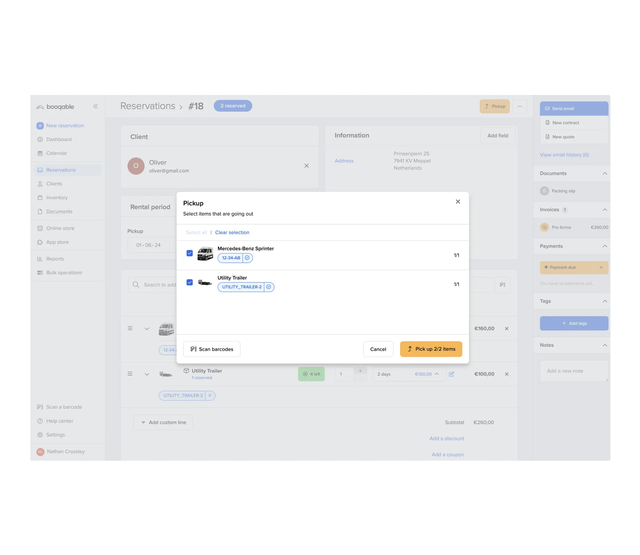 Unisversity rental software inventory management