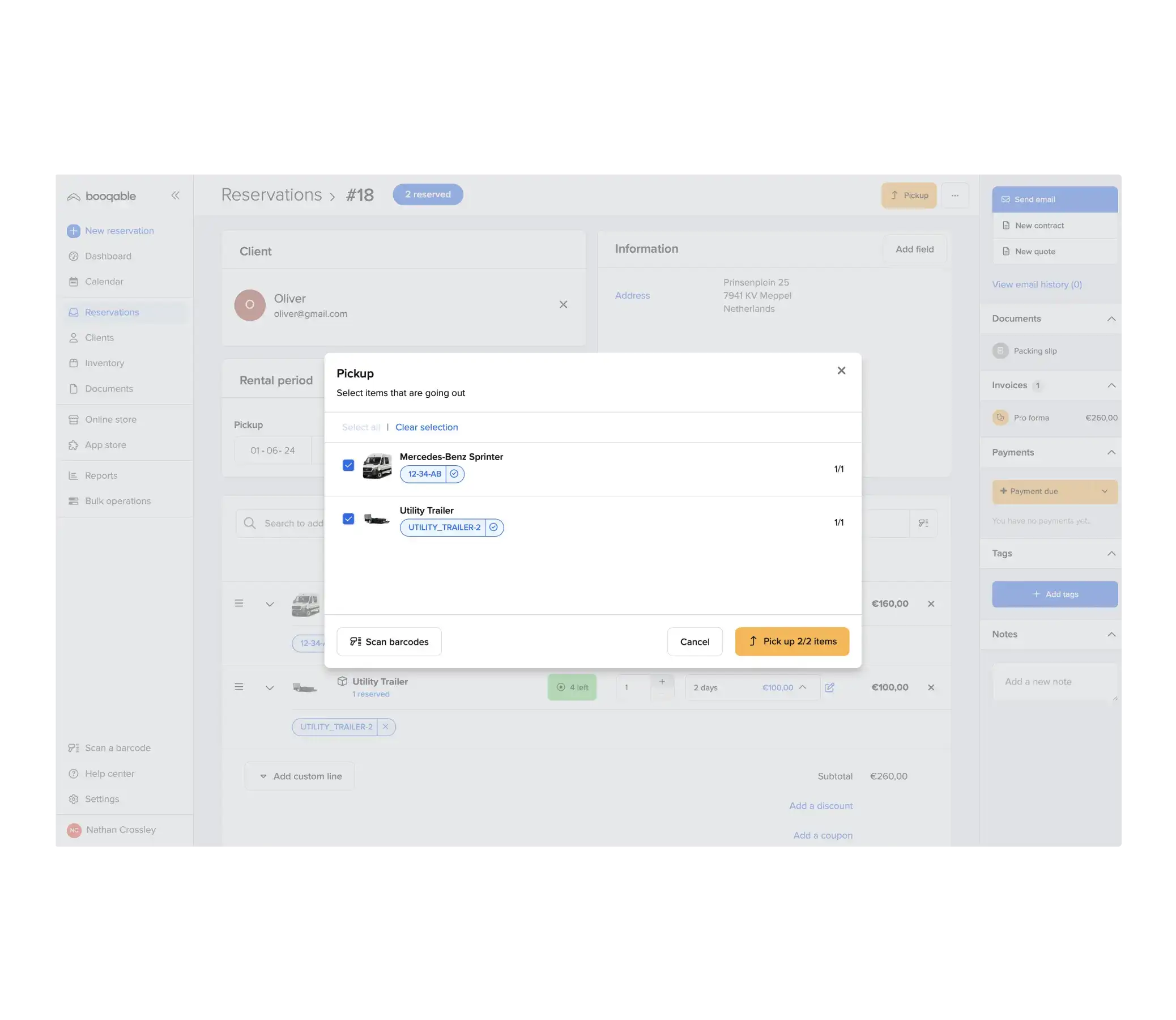 Unisversity rental software inventory management