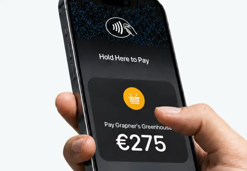 Pago sin contacto con Tap to Pay en un teléfono