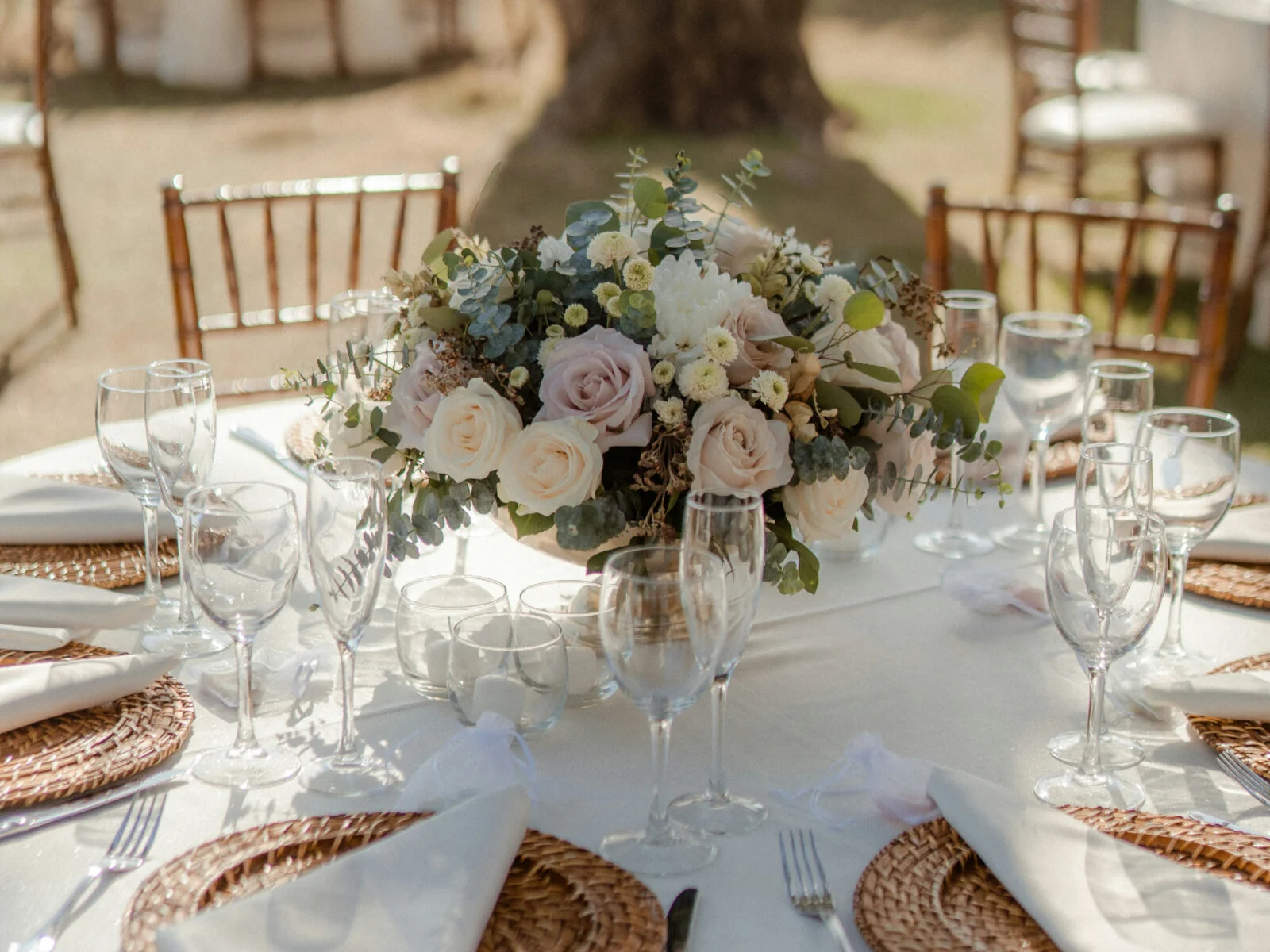 Place setting (plate, flatware, glass)