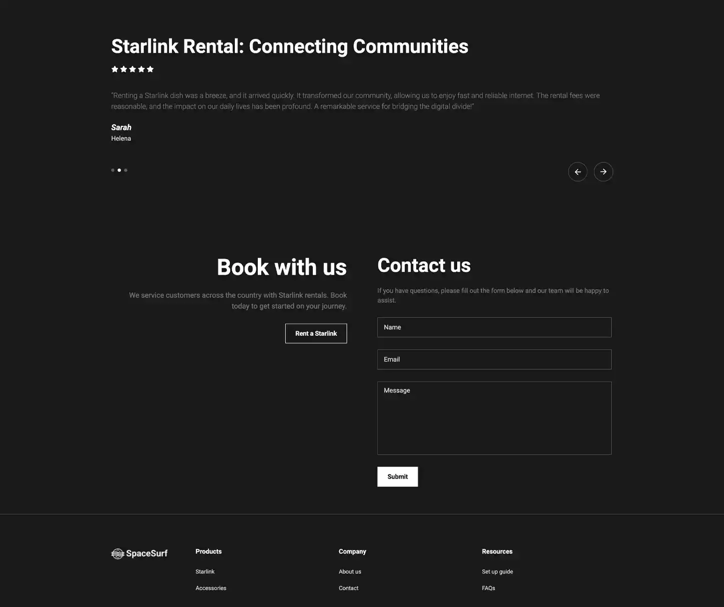 Connect Theme - Technology Rental Website Template