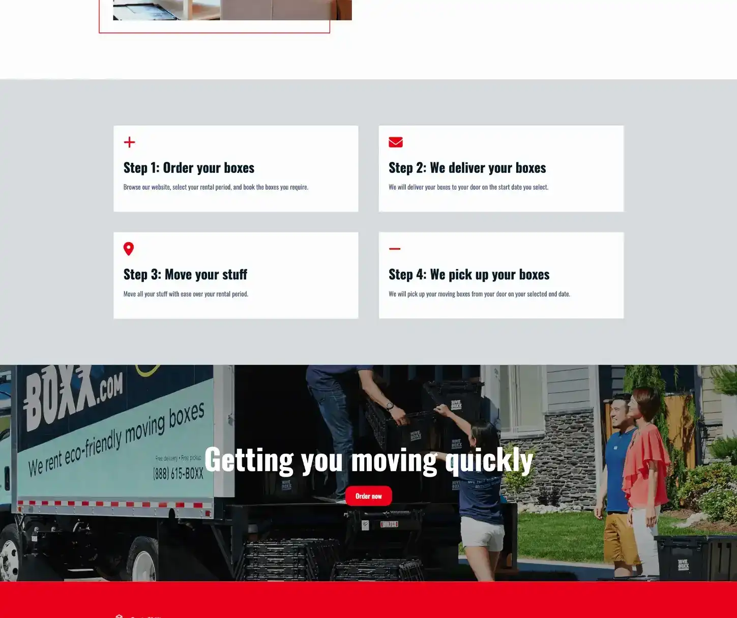 Move Theme - Moving Box Rental Website Template