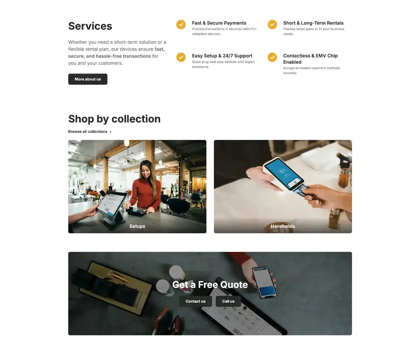 Summit Theme - Payment Terminal Rental Website Template