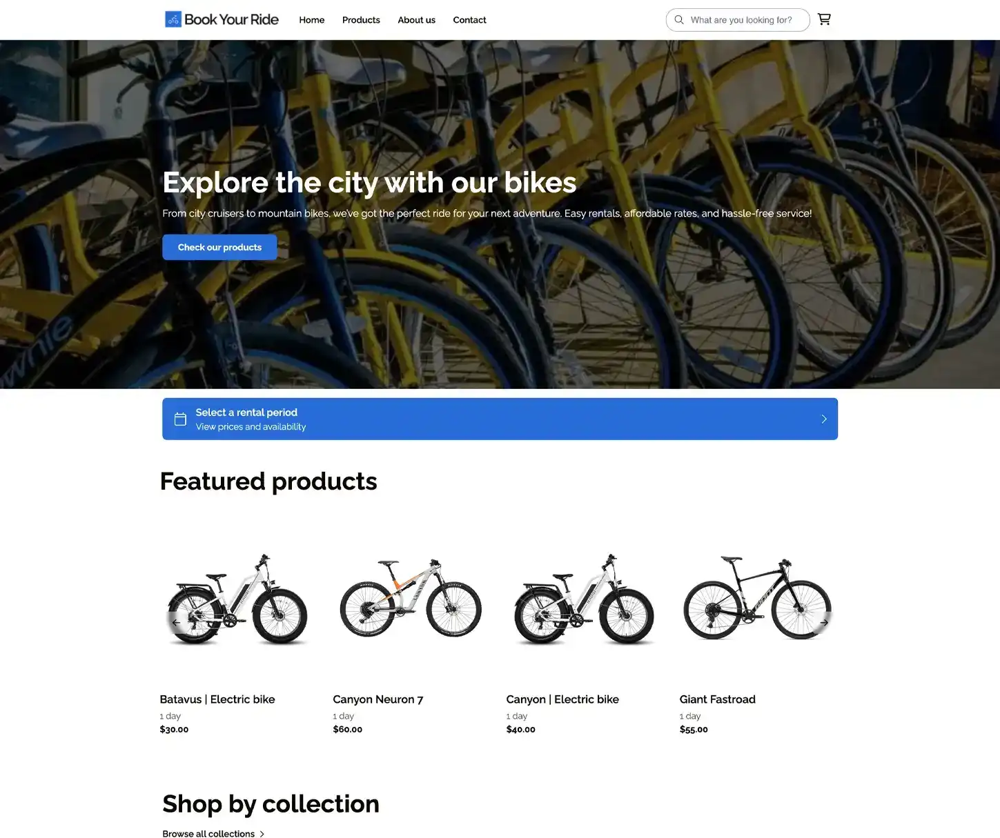 Velo Theme - Bike Rental Website Template