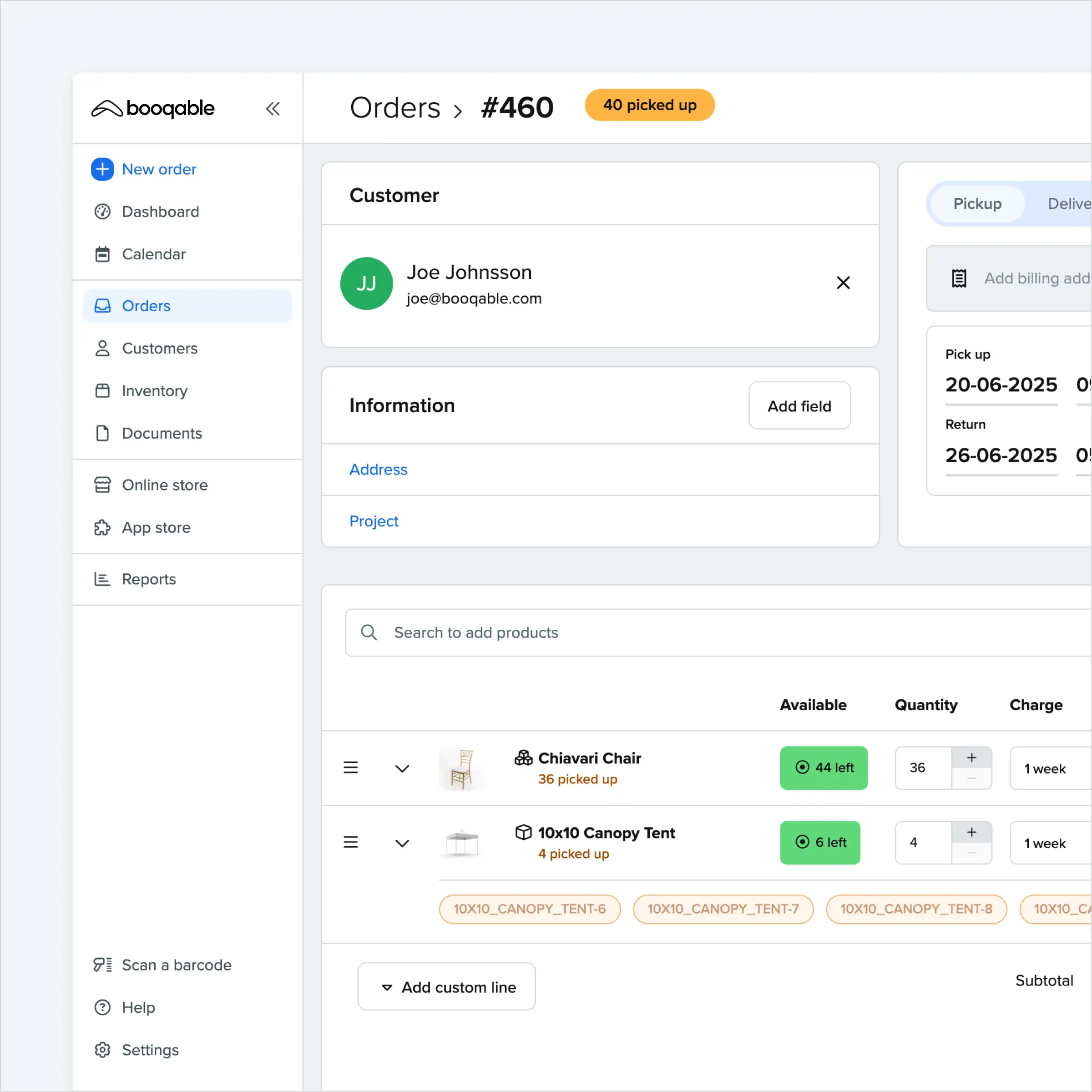 Booqable Rental Software