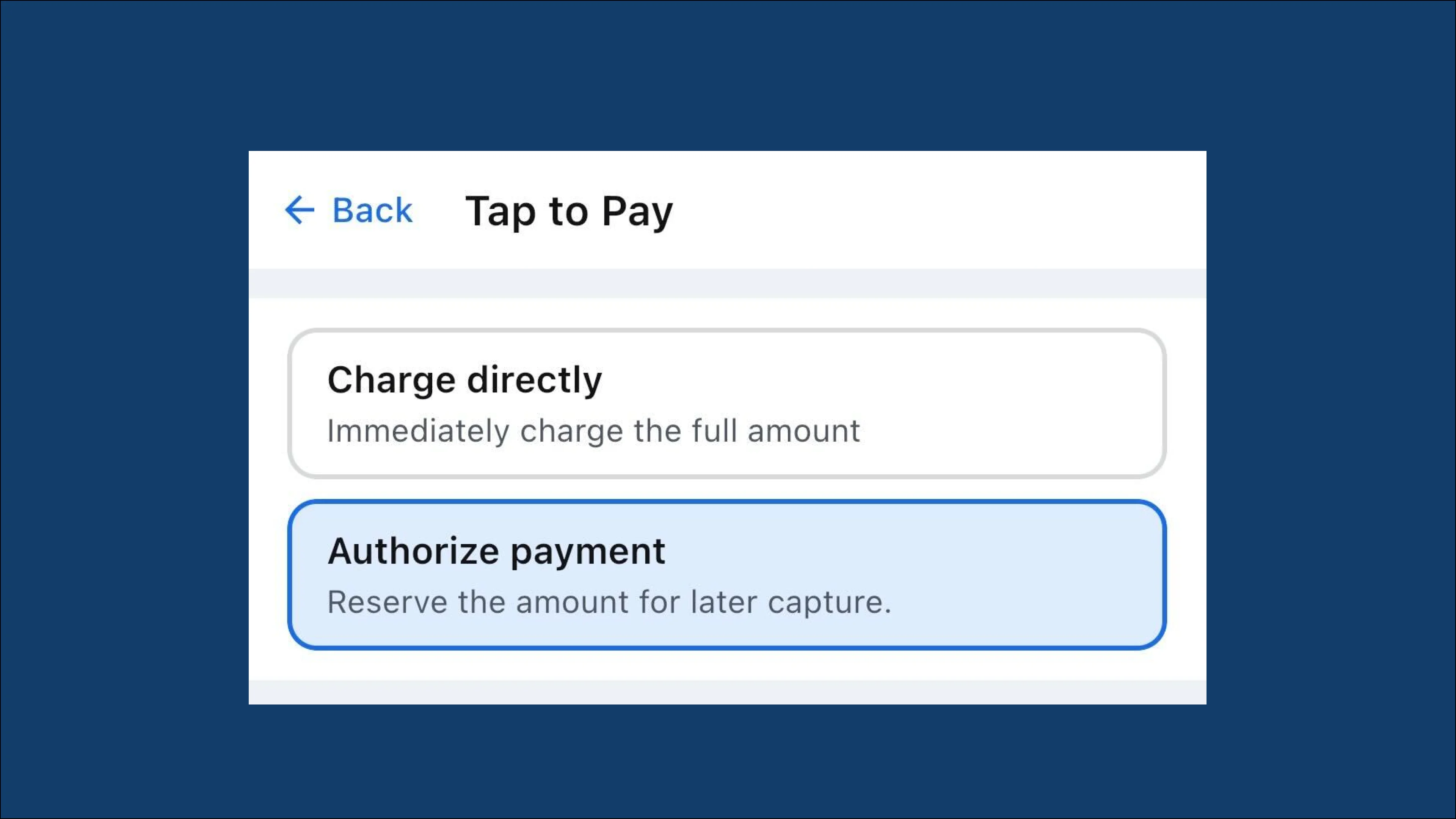 What's New: Tap to Pay authorizations and more improvements