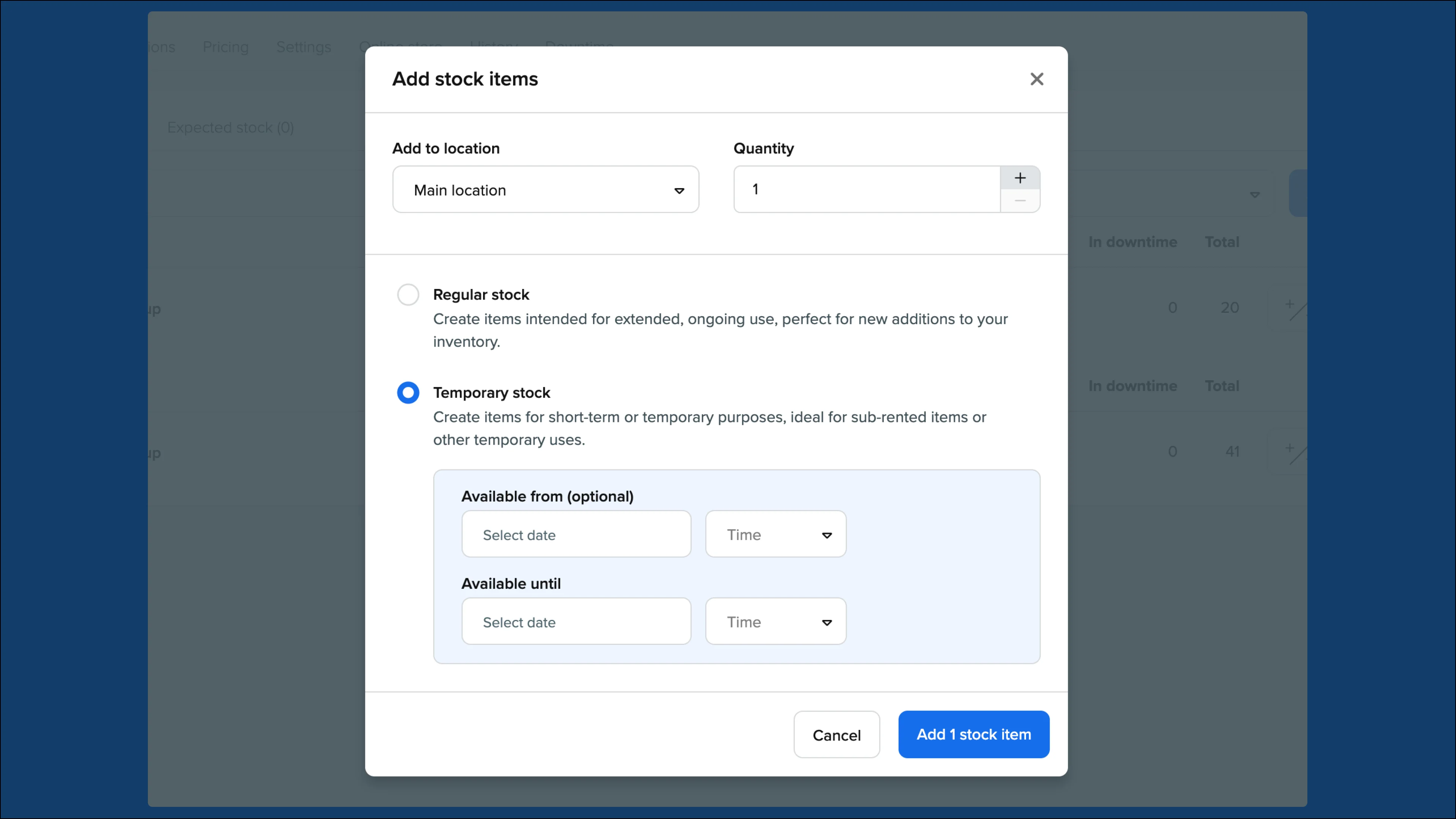 Was ist neu: Zeitauswahl bei Lagerbestandserstellung & Workflow-Verbesserungen bei Bestellungen, Inventar und Checkout